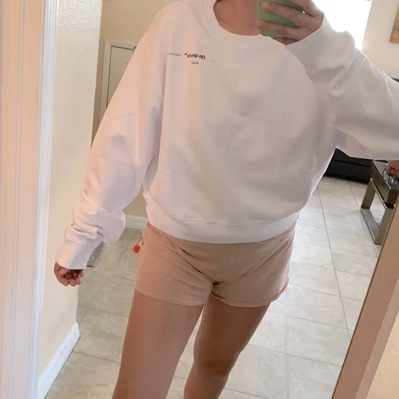 OFF-WHITE Multicolor Crewneck Sweatshirt Size L